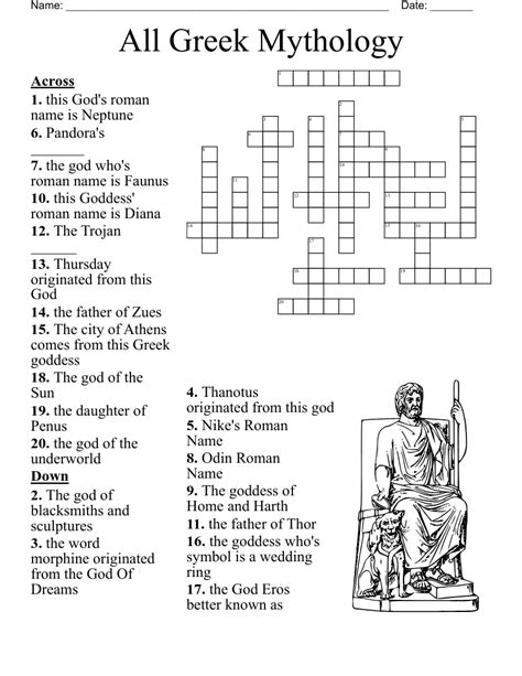 greek characters crossword|Greek mythological character (7) Crossword Clue